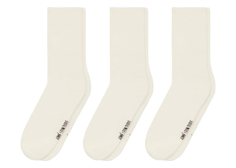 Aime Leon Dore Crew Sock (3 Pack) Cream