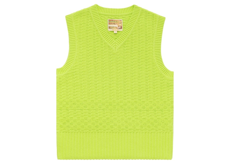 Aime Leon Dore Crochet Vest Sharp Green