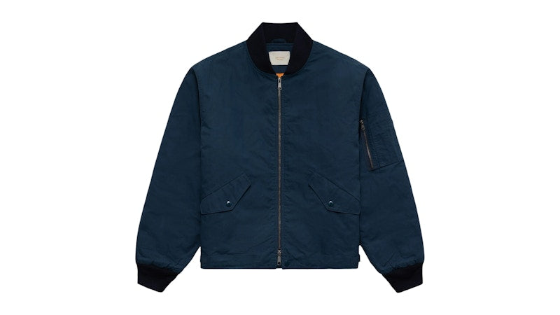 Aime Leon Dore Cropped Bomber Jacket Navy