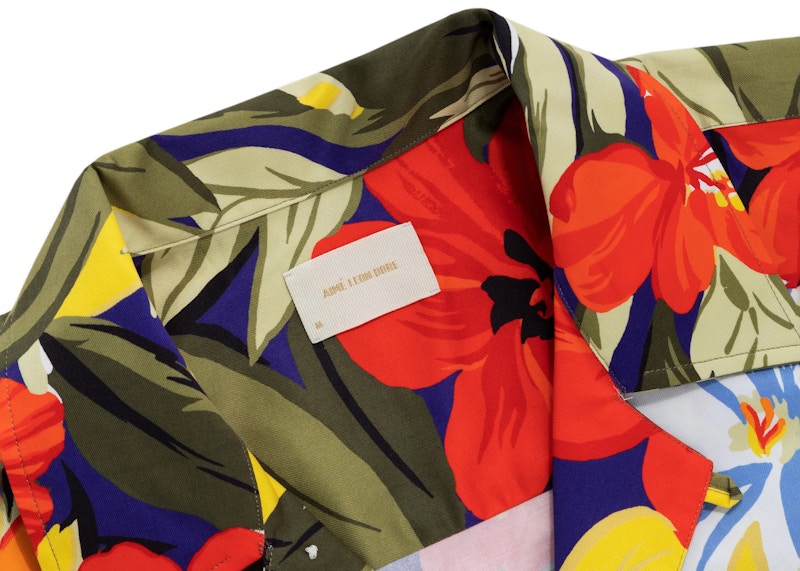 Aime Leon Dore Cropped Camp Shirt Multicolor