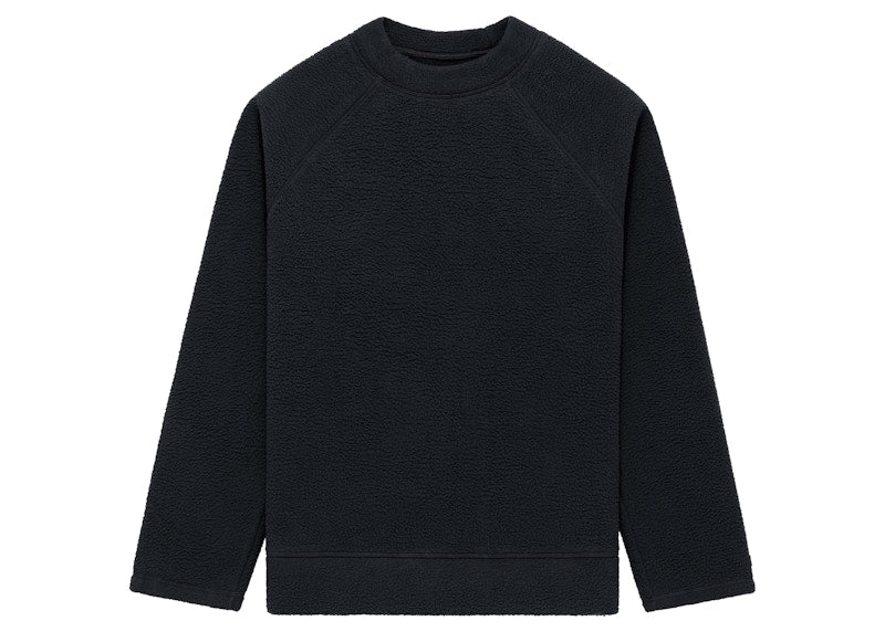 Aime Leon Dore Deep Pile Crewneck Sweatshirt Black