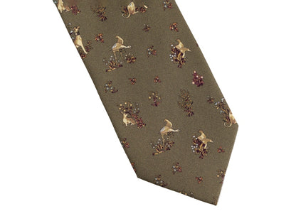 Aime Leon Dore Drake's Animal Print Tie Green