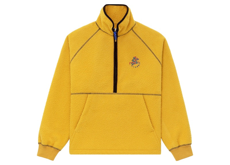 Aime Leon Dore Drake's Casentino Wool Half Zip Yellow