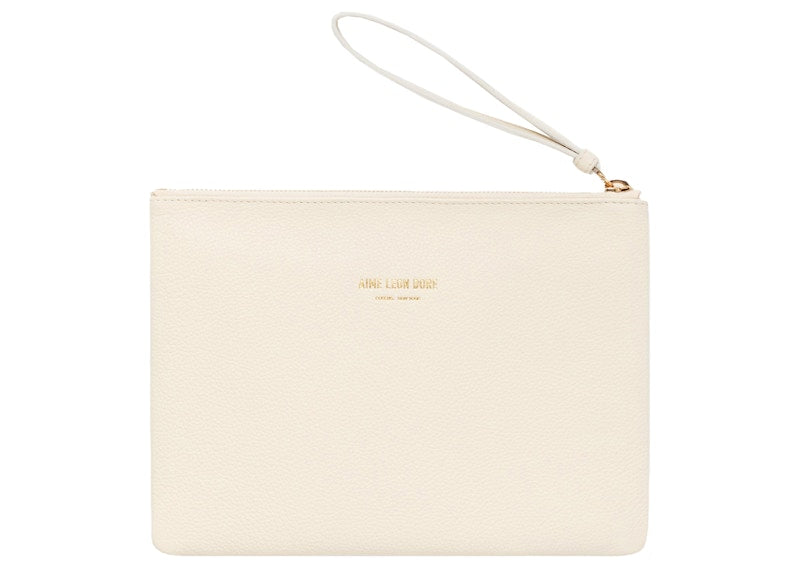 Aime Leon Dore Drake's Leather Pouch Pouch Cream