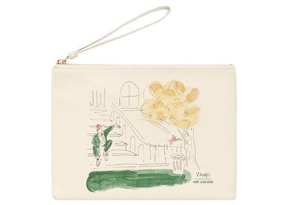 Aime Leon Dore Drake's Leather Pouch Pouch Cream