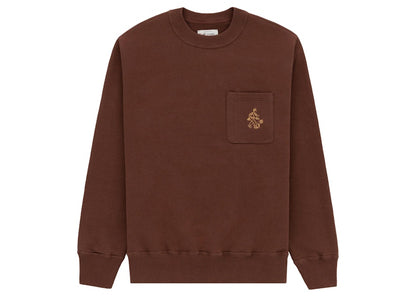 Aime Leon Dore Drake's Utility Pocket Sweatshirt Brown