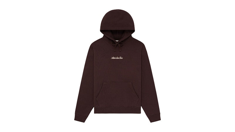 Aime Leon Dore Embroidered Logo Hoodie Brown