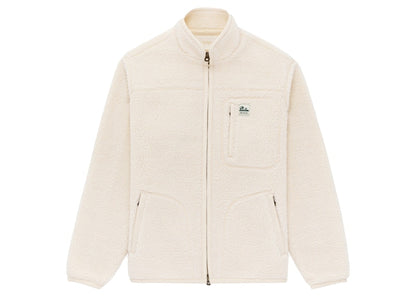 Aime Leon Dore Fleece Zip-Up Jacket White