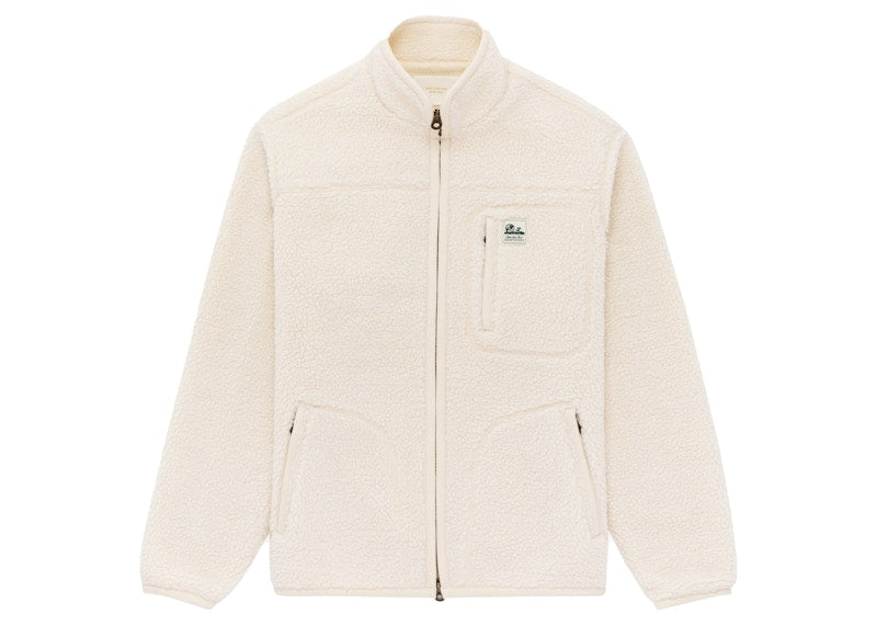 Aime Leon Dore Fleece Zip-Up Jacket White