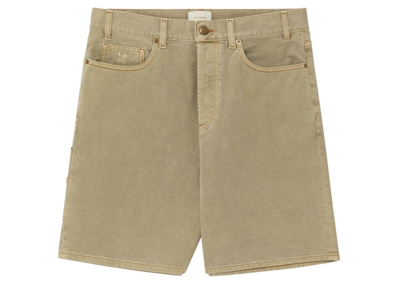 Aime Leon Dore Garment Dyed Denim Short Green