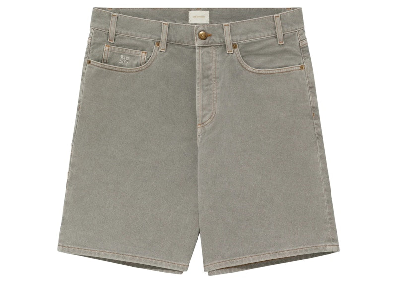 Aime Leon Dore Garment Dyed Denim Short Grey