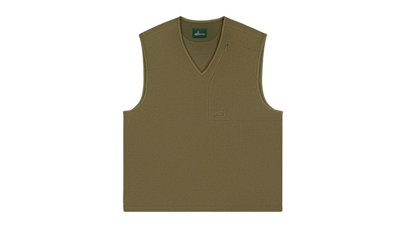 Aime Leon Dore Golf Fleece Vest Olive