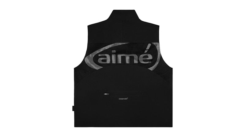 Aime Leon Dore Golf Lightweight Cordura Vest Jet Black