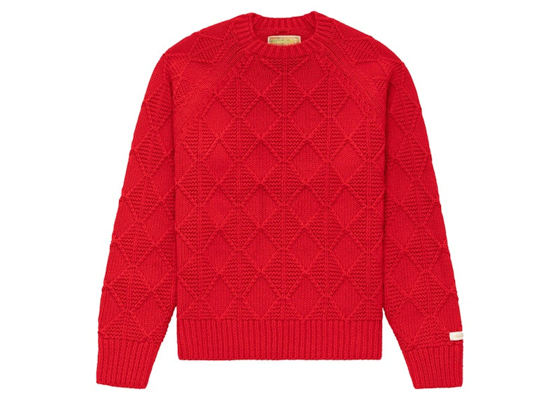Aime Leon Dore Greek Fisherman Sweater Red