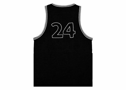 Aime Leon Dore Knit Basketball Jersey Black