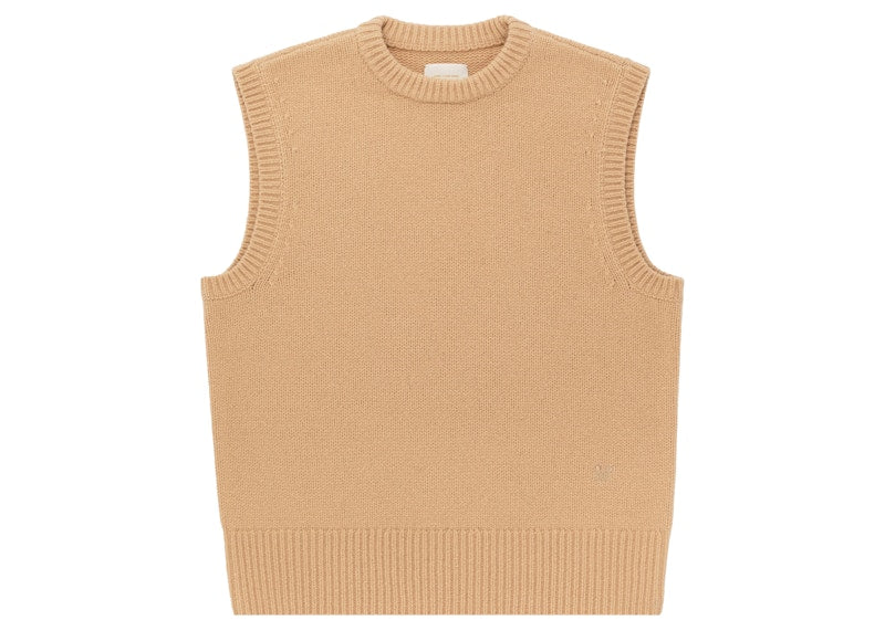 Aime Leon Dore Knit Crewneck Vest Tan