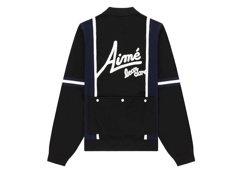 Aime Leon Dore Knit Long-Sleeve Cycling Jersey Black