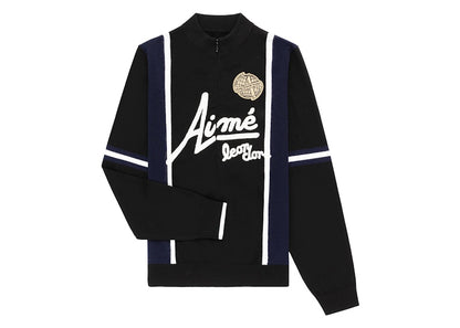 Aime Leon Dore Knit Long-Sleeve Cycling Jersey Black