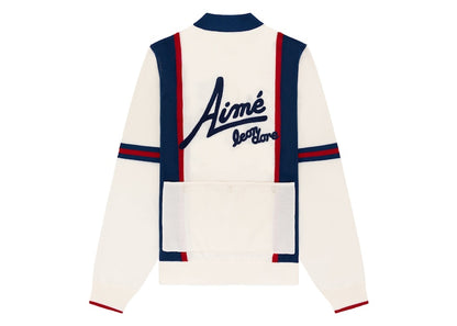 Aime Leon Dore Knit Long-Sleeve Cycling Jersey Cream