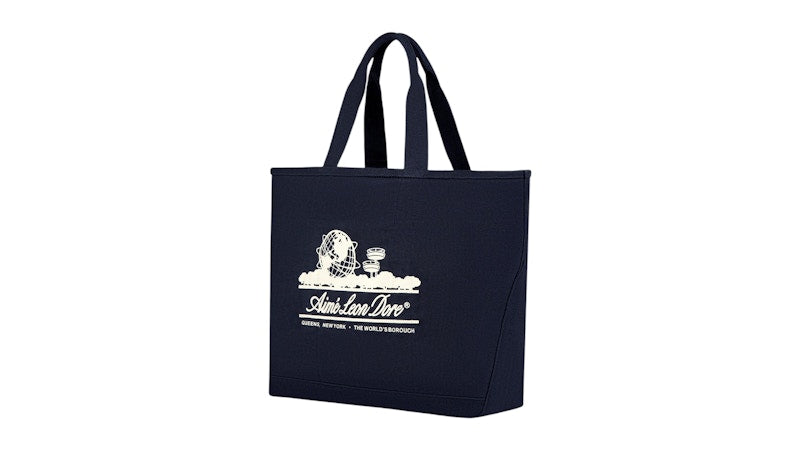 Aime Leon Dore Large Unisphere Tote Bag Sky Captain Navy
