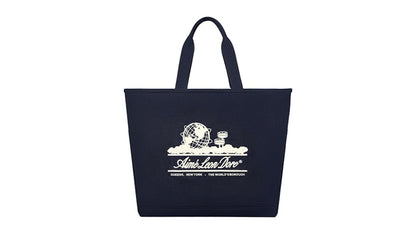 Aime Leon Dore Large Unisphere Tote Bag Sky Captain Navy