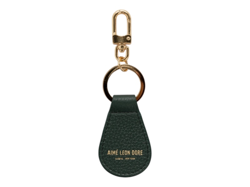 Aime Leon Dore Leather Key Fob Green