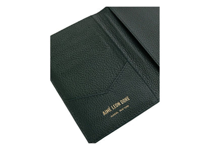 Aime Leon Dore Leather Passport Holder Green