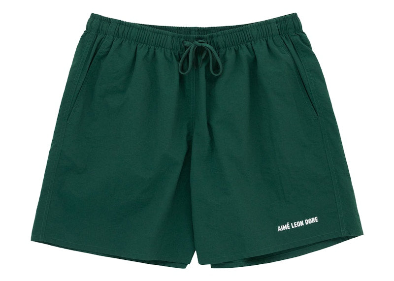 Aime Leon Dore Logo Swim Short Botanical Green