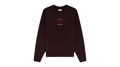Aime Leon Dore Lounge Crewneck Sweatshirt Brown