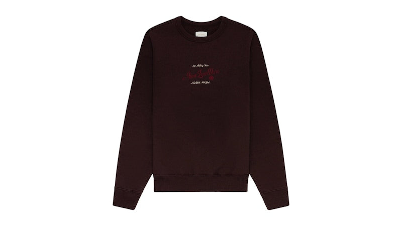 Aime Leon Dore Lounge Crewneck Sweatshirt Brown