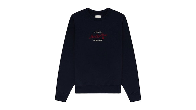 Aime Leon Dore Lounge Crewneck Sweatshirt Navy