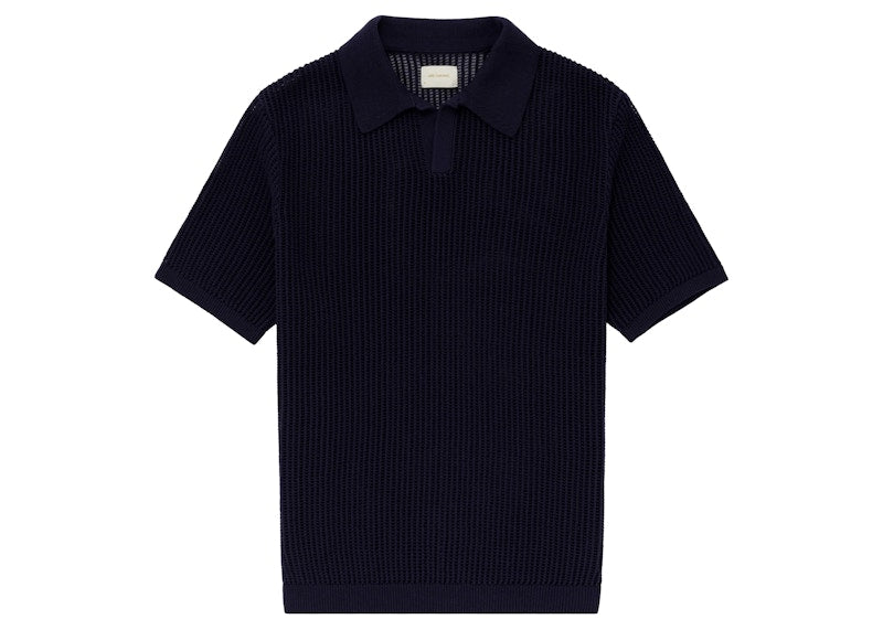 Aime Leon Dore Mesh Knit Polo (SS23) Navy