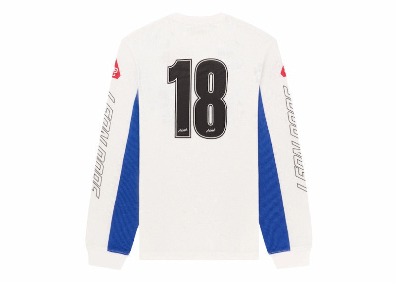 Aime Leon Dore Mesh Moto Long-Sleeve Tee White