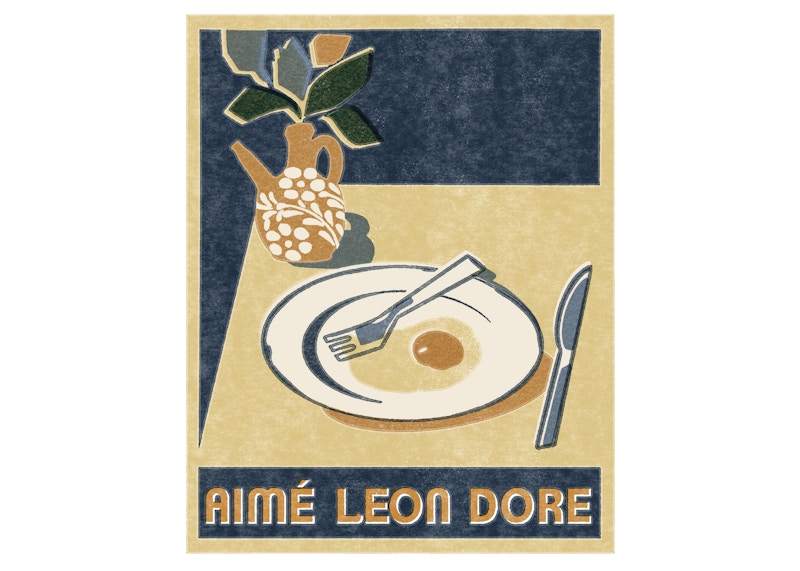 Aime Leon Dore Molina Graphic Breakfast Poster