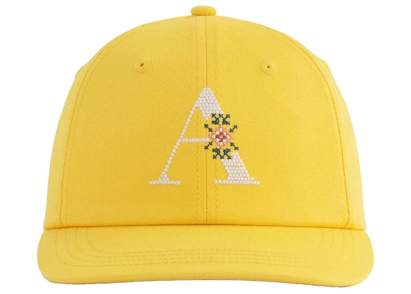 Aime Leon Dore Needlepoint 'A' Hat Yellow