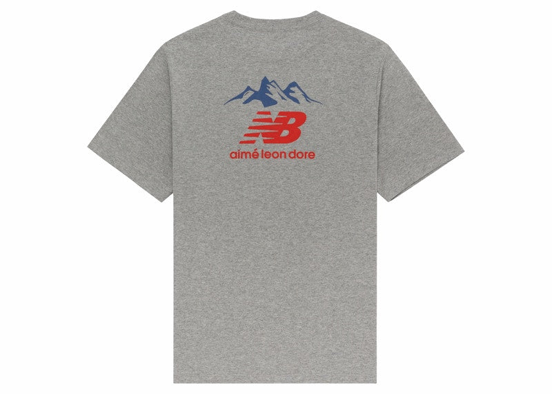 Aime Leon Dore New Balance Graphic Logo Tee Grey
