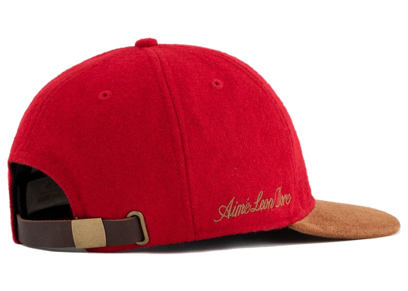 Aime Leon Dore New Era Melton Wool Yankees Hat Red