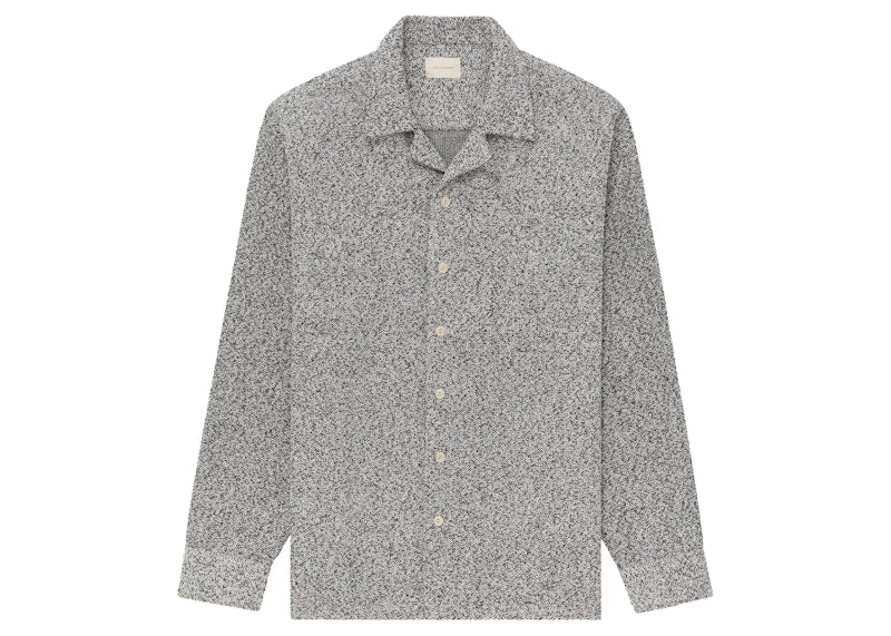 Aime Leon Dore Nubby Camp Collar Shirt Grey