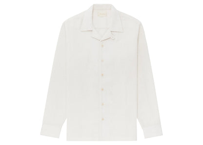 Aime Leon Dore Nubby Camp Collar Shirt White