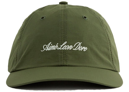 Aime Leon Dore Nylon Logo Hat Olive