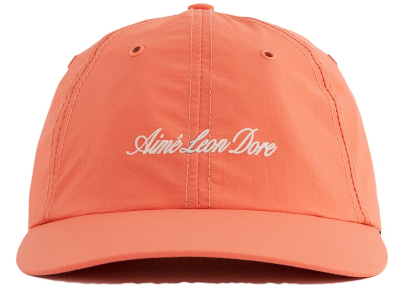 Aime Leon Dore Nylon Logo Hat Orange