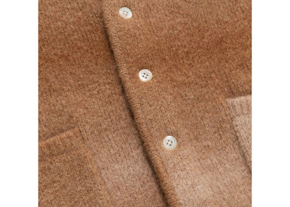 Aime Leon Dore Ombré Mohair Cardigan Brown