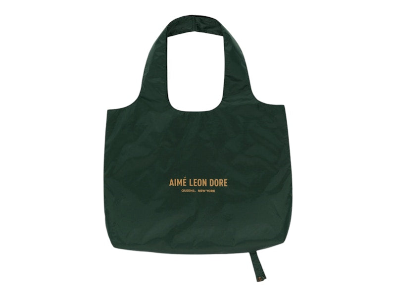 Aime Leon Dore Packable Logo Tote Green