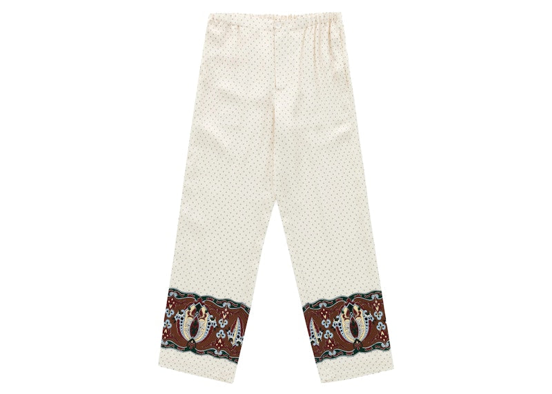 Aime Leon Dore Paisley Ribbon Pant Cream