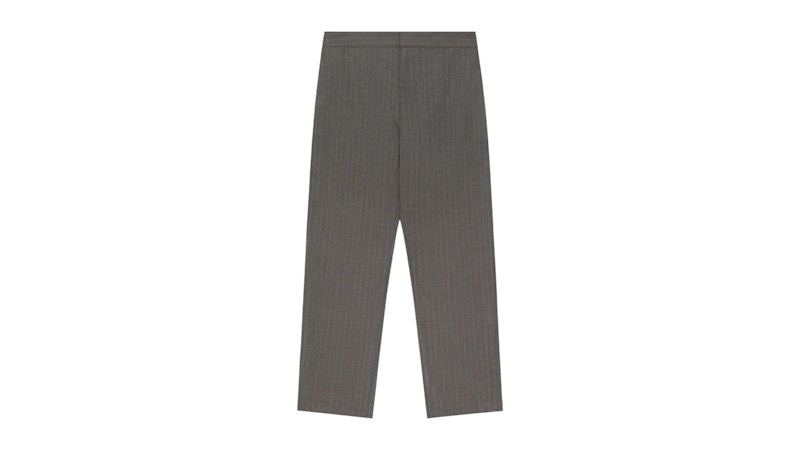 Aime Leon Dore Pinstripe Elasticated Waist Suit Trouser Taupe