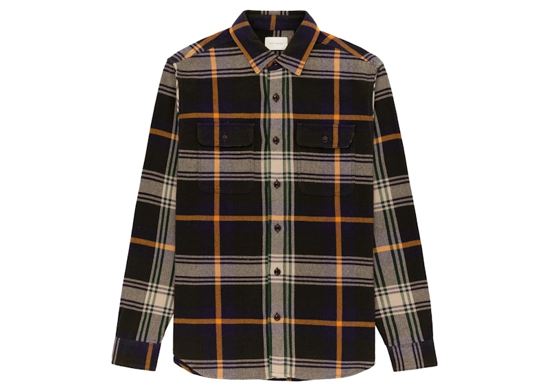 Aime Leon Dore Plaid Cotton Shirt Green