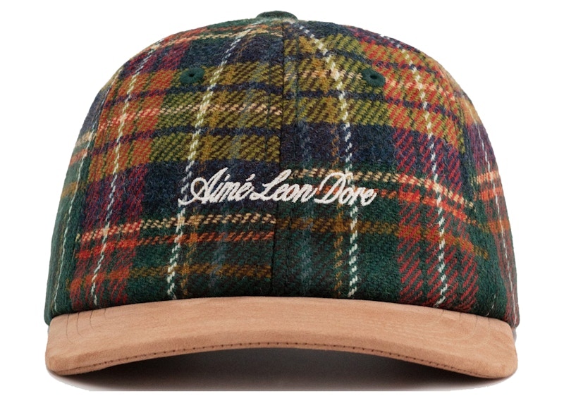 Aime Leon Dore Plaid Wool Hat Green