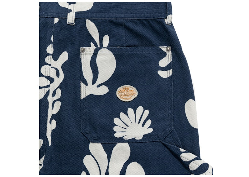 Aime Leon Dore Printed Cutout Workwear Pant Navy