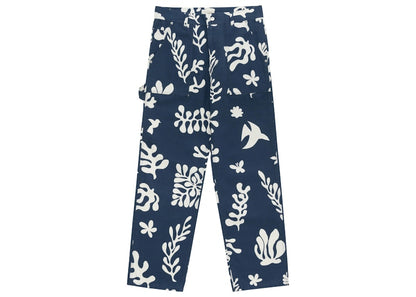 Aime Leon Dore Printed Cutout Workwear Pant Navy
