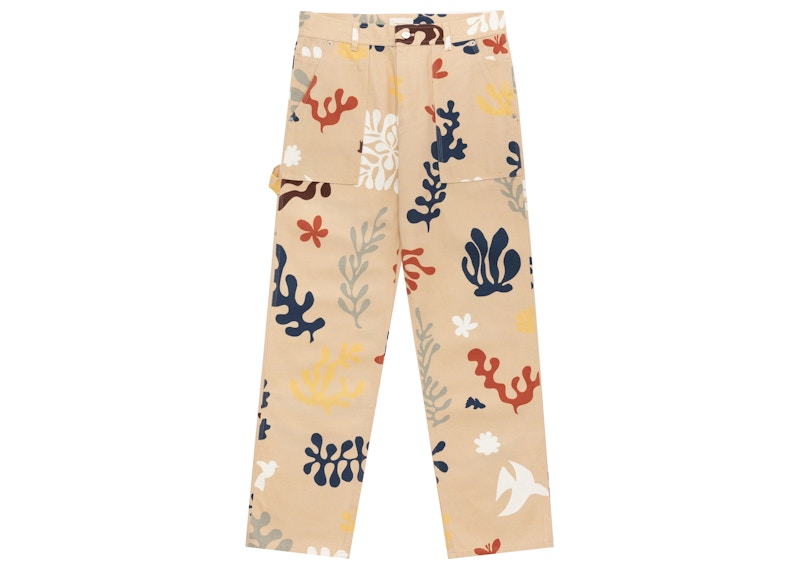 Aime Leon Dore Printed Cutout Workwear Pant Tan
